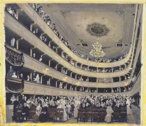 Zuschauerraum im alten Burgtheater